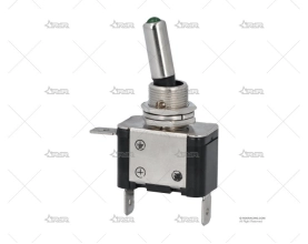 INTERRUPTOR PALANCA ON/OFF LED VERDE 25A GRAYSTON