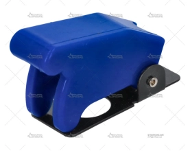 TAPA INTERRUPTOR TIPO AVIACION AZUL RRS