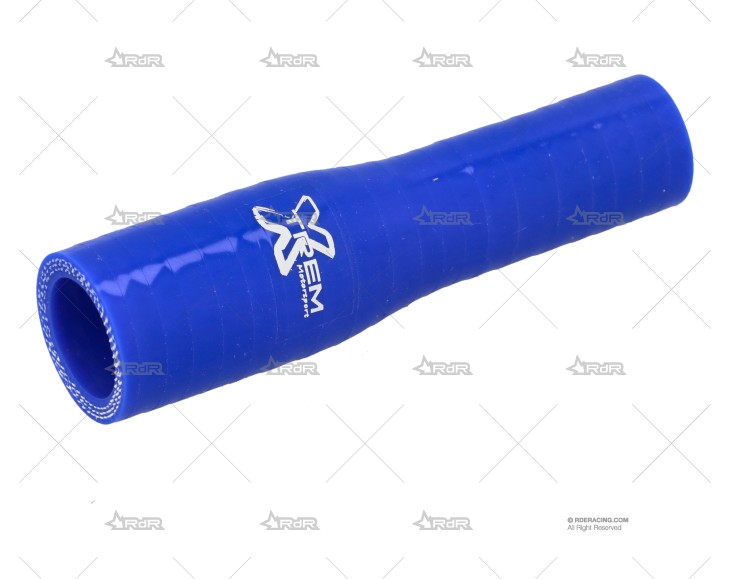 REDUCTOR SILICONA RECTO 19-13mm AZUL XTREM