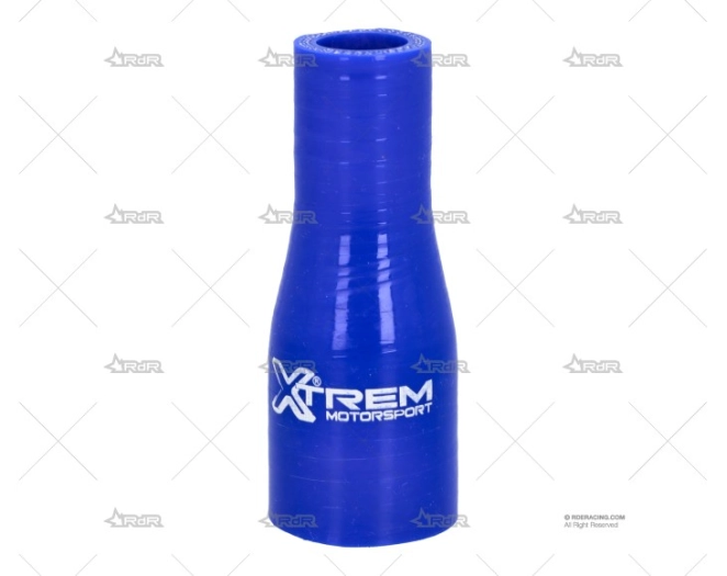 REDUCTOR SILICONA RECTO 32-19mm AZUL XTREM