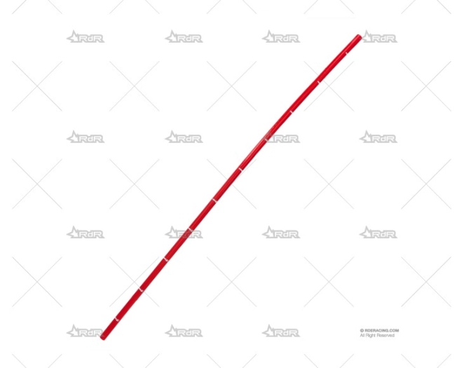 TUBO SILICONA RECTO  8mm 1m ROJO XTREM