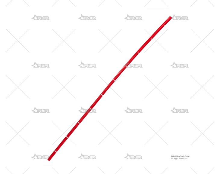 TUBO SILICONA RECTO  8mm 1m ROJO XTREM