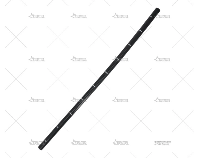 TUBO SILICONA RECTO 22mm 1m NEGRO XTREM