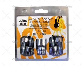 JUEGO DE TUERCAS ANTIROBO 12X125 60º (4) BRAND R