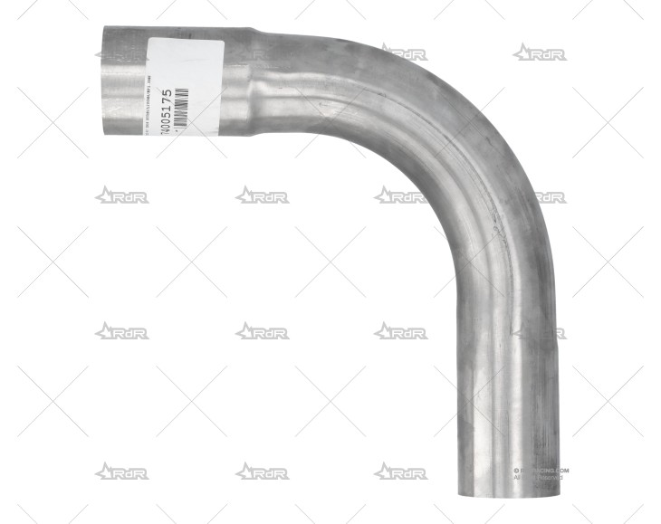 CODO 90º INOX D55mm/L200mm/EP1.5mm POWERSPRINT