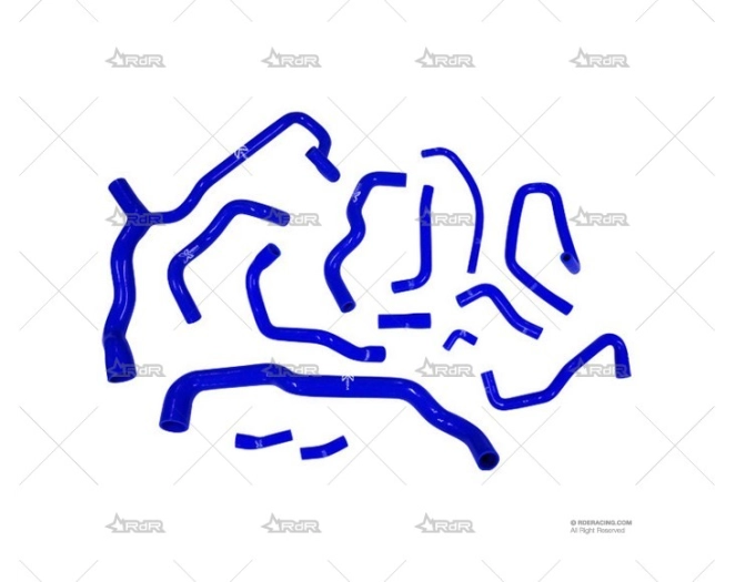 KIT MANGUITOS SILIC. P-306 S16 AZUL XTREM