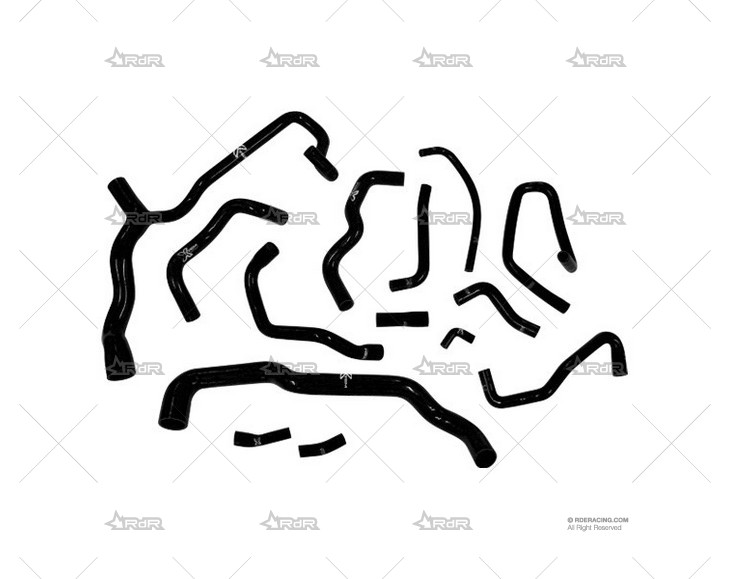 KIT MANGUITOS SILIC. P-306 S16 NEGRO XTREM