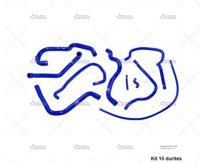 KIT MANGUITOS SILIC R5 TURBO 1/2 AZUL XTREM