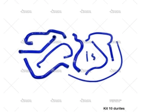 KIT MANGUITOS SILIC R5 TURBO 1/2 AZUL XTREM