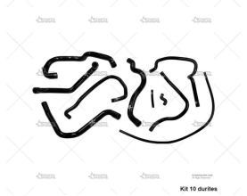 KIT MANGUITOS SILIC. R-5 TURBO1/2 NEGRO XTREM