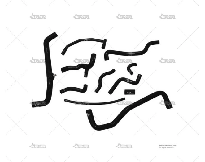 KIT MANGUITOS REFR. IBIZA 2.0 16V NEGRO XTREM