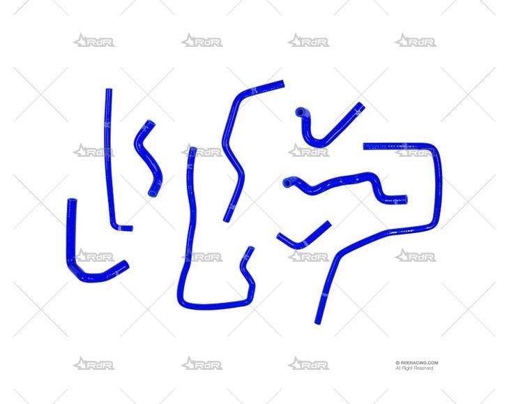 KIT MANGUITOS SILIC. IMPREZA WRX AZUL XTREM