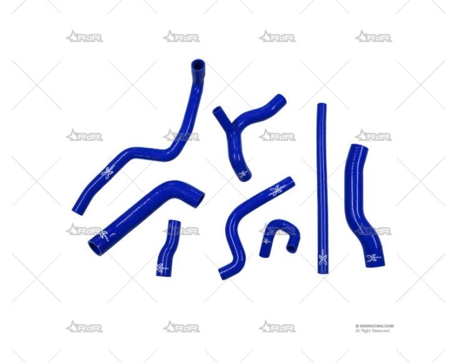 KIT MANGUITOS SILIC. VW GOLF 2 16v AZUL XTREM