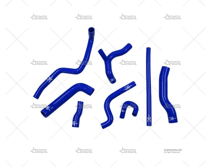 KIT MANGUITOS SILIC. VW GOLF 2 16v AZUL XTREM