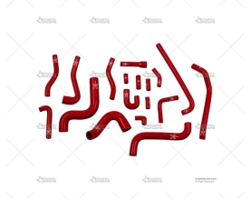 KIT MANGUITOS SILIC. VW GOLF ROJO XTREM