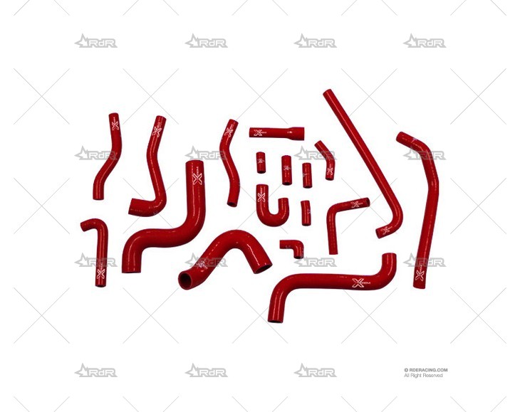 KIT MANGUITOS SILIC. VW GOLF ROJO XTREM