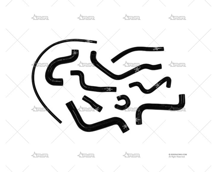 KIT MANGUITOS SILIC VW GOLF 2 GTI NEGRO XTREM