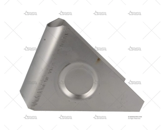 CARTELA ACERO PARA CRUZ PUERTA 45º QSP