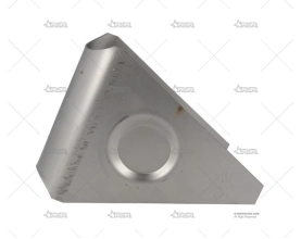 CARTELA ACERO PARA CRUZ PUERTA 45º QSP