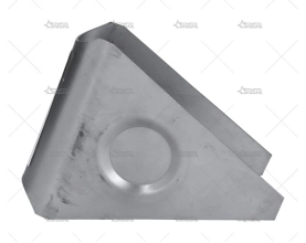 CARTELA ACERO PARA CRUZ PUERTA 45º QSP