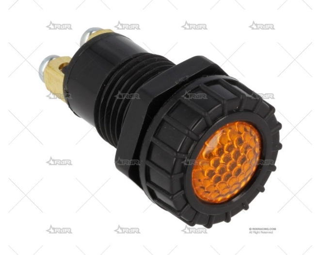 INDICADOR LED GRANDE 12v NARANJA QSP
