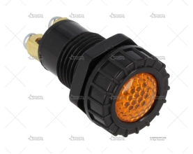 INDICADOR LED GRANDE 12v NARANJA QSP