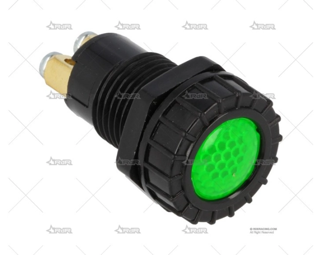 INDICADOR LED GRANDE PLASTICO NEGRO 1 QSP