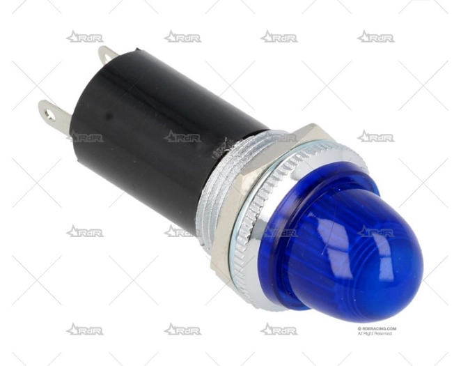 INDICADOR LED GRANDE 12v AZUL QSP
