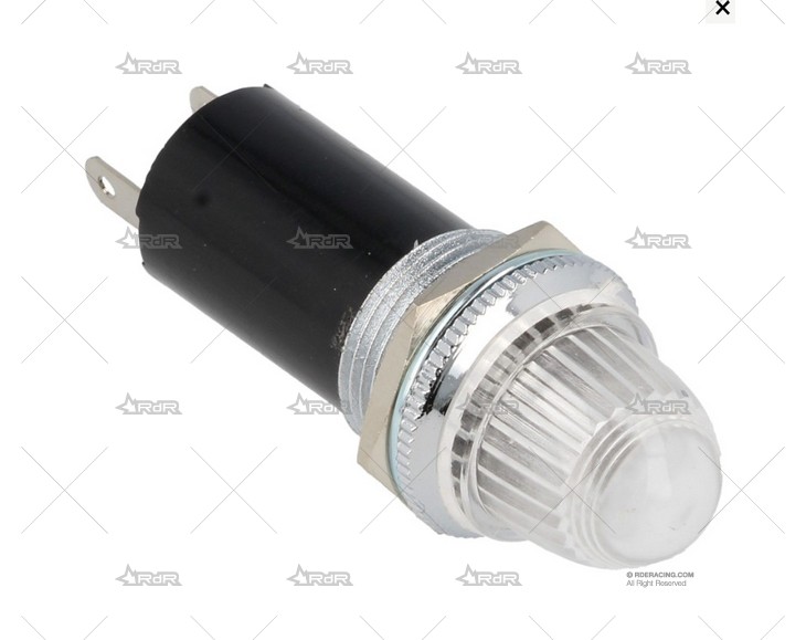 INDICADOR LED GRANDE 12v TRANSP. QSP