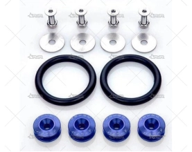 KIT FIJACIÓN PARACHOQUES CON GOMA (AZUL) BRAND R