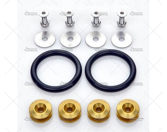 KIT FIJACIÓN PARACHOQUES CON GOMA (DORAD BRAND R