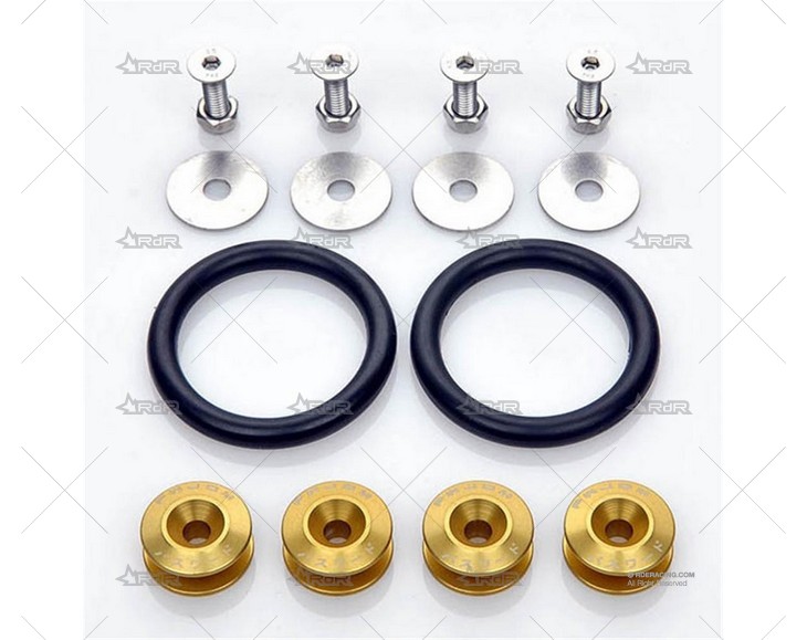 KIT FIJACIÓN PARACHOQUES CON GOMA (DORAD BRAND R