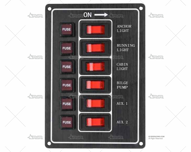 PANEL CONTROL VERTICAL INTER.ILUMINADOS