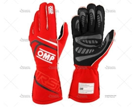 GUANTES OMP FIRST ROJO T.L FIA OMP