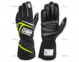 GUANTES OMP FIRST ROJO/AMARILLO T.M FIA OMP