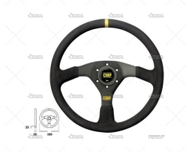 VOLANTE OMP VELOCITA 350mm NEGRO/ANTE OMP
