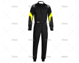 MONO COMPETICION TALLA 48 NEGRO/AMARILLO SPARCO