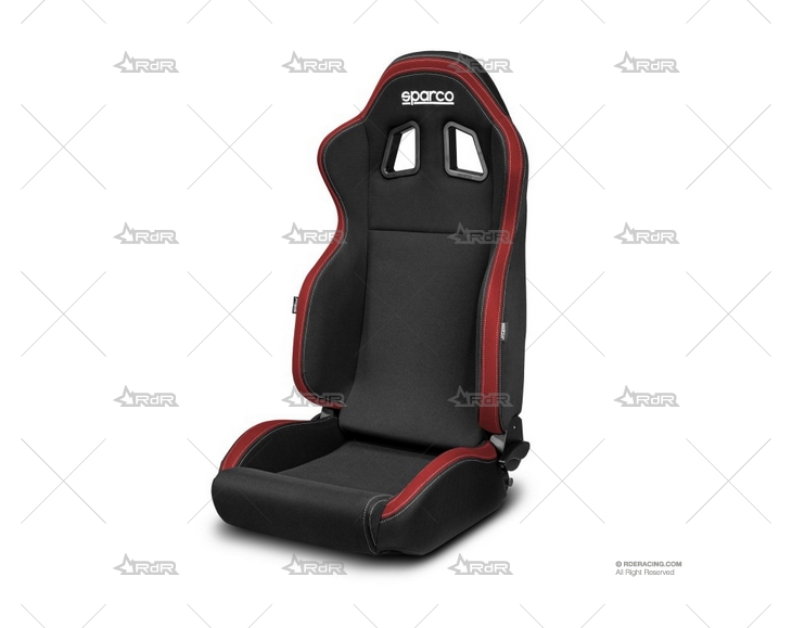 ASIENTO R100 MY2022 NEGRO/ROJO SPARCO