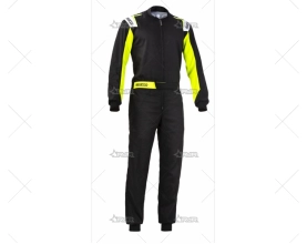 MONO ROOKIE 2020 TALLA S NEGRO/AMARILLO SPARCO