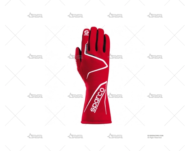 GUANTES LAND + T 11 ROJO SPARCO