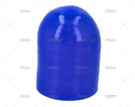 TAPON SILICONA REFORZADO 22mm AZUL XTREM