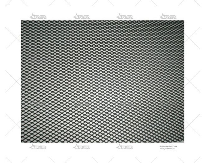 REJILLA ALU. NEGRA ROMBO PEQ. (10x5mm) BRAND R