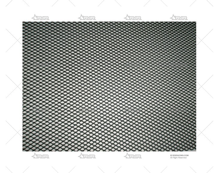 REJILLA ALU. NEGRA ROMBO PEQ. (10x5mm) BRAND R