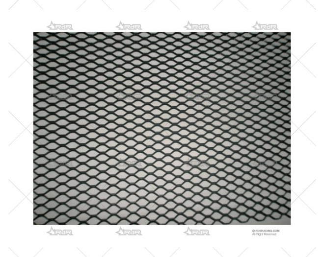 REJILLA ALU. NEGRA ROMBO GRANDE 20x10mm BRAND R