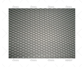 REJILLA ALUM. 120X30CM ROMBO GND. PLATA BRAND R