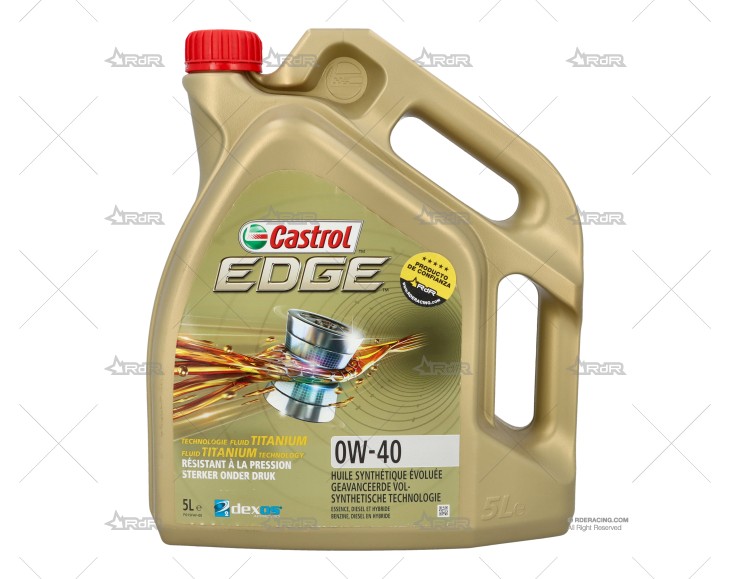 ACEITE  0W 40 CASTROL EDGE FST  5L