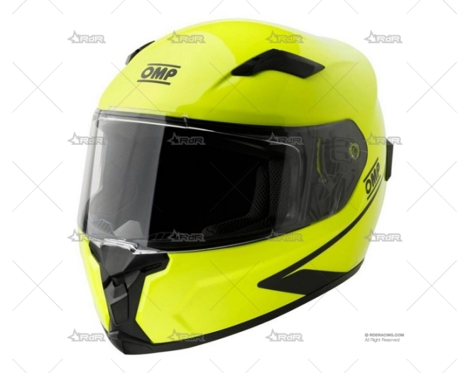 CASCO CIRCUIT EVO2 AMARILLO T.M OMP