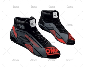 BOTINES OMP SPORT NEGRO/ROJO T.46