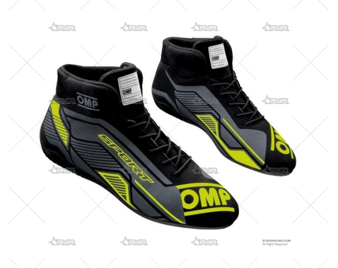 BOTINES OMP SPORT NEGRO/AMARILLO T.45 OMP
