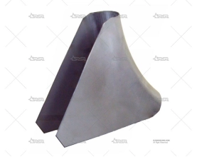 CARTELA ACERO CURVADA CRUZ PUERTA 60º QSP